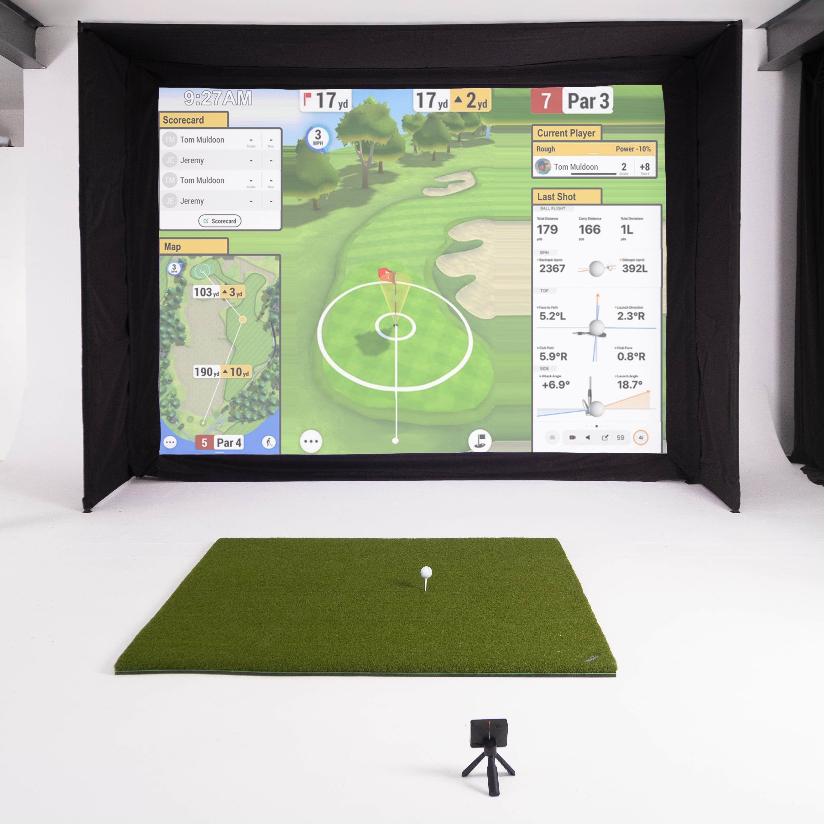 Garmin R10 EasySim Golf-Simulator-Paket