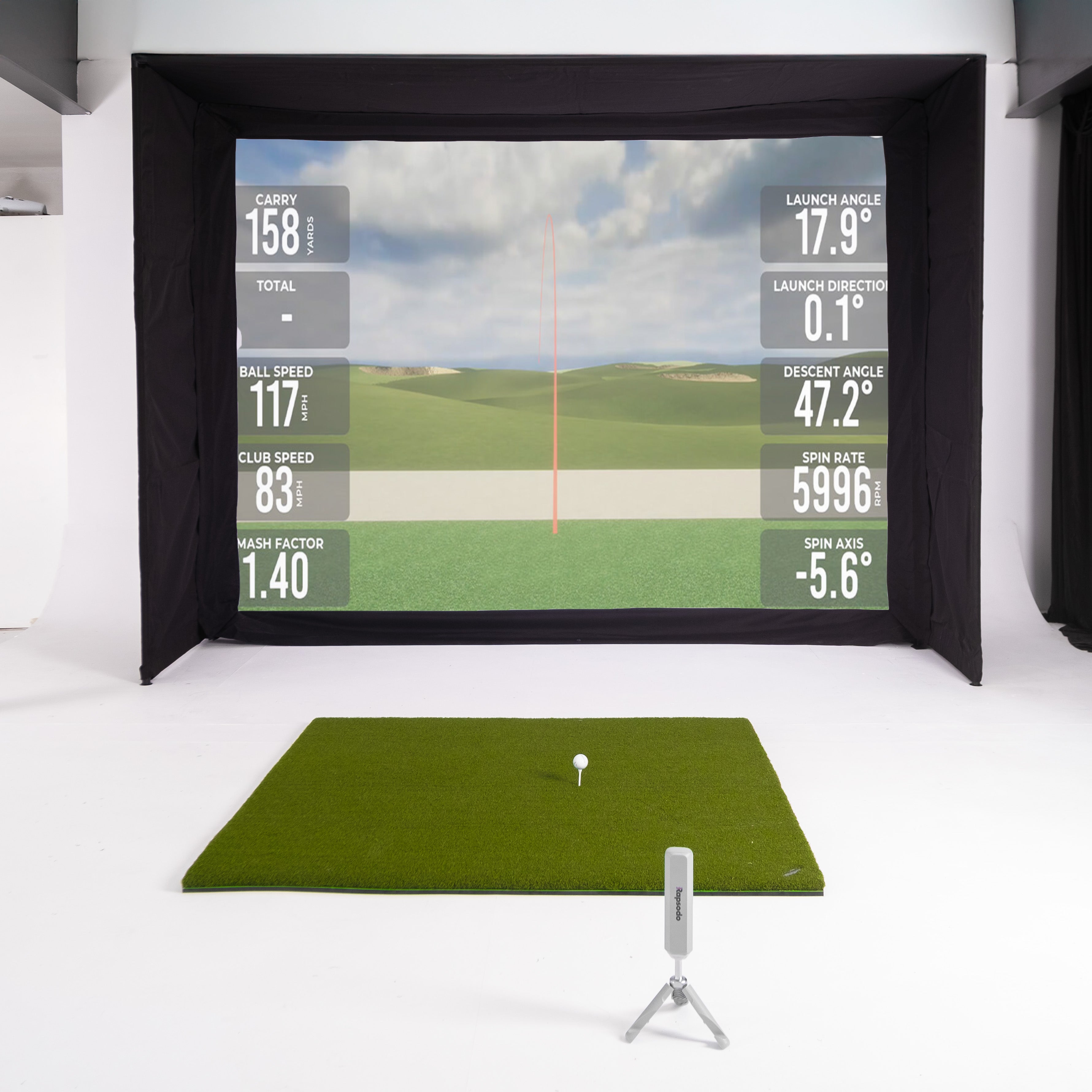 Rapsodo MLM2Pro EasySim Golf-Simulator-Paket