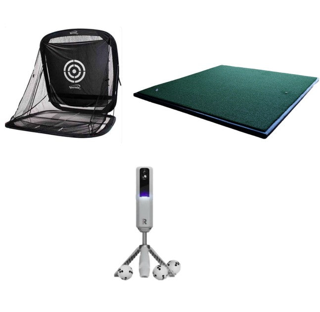 Spornia SPG-7 Golf-Übungsnetz Rapsodo MLM2 Pro Bundle