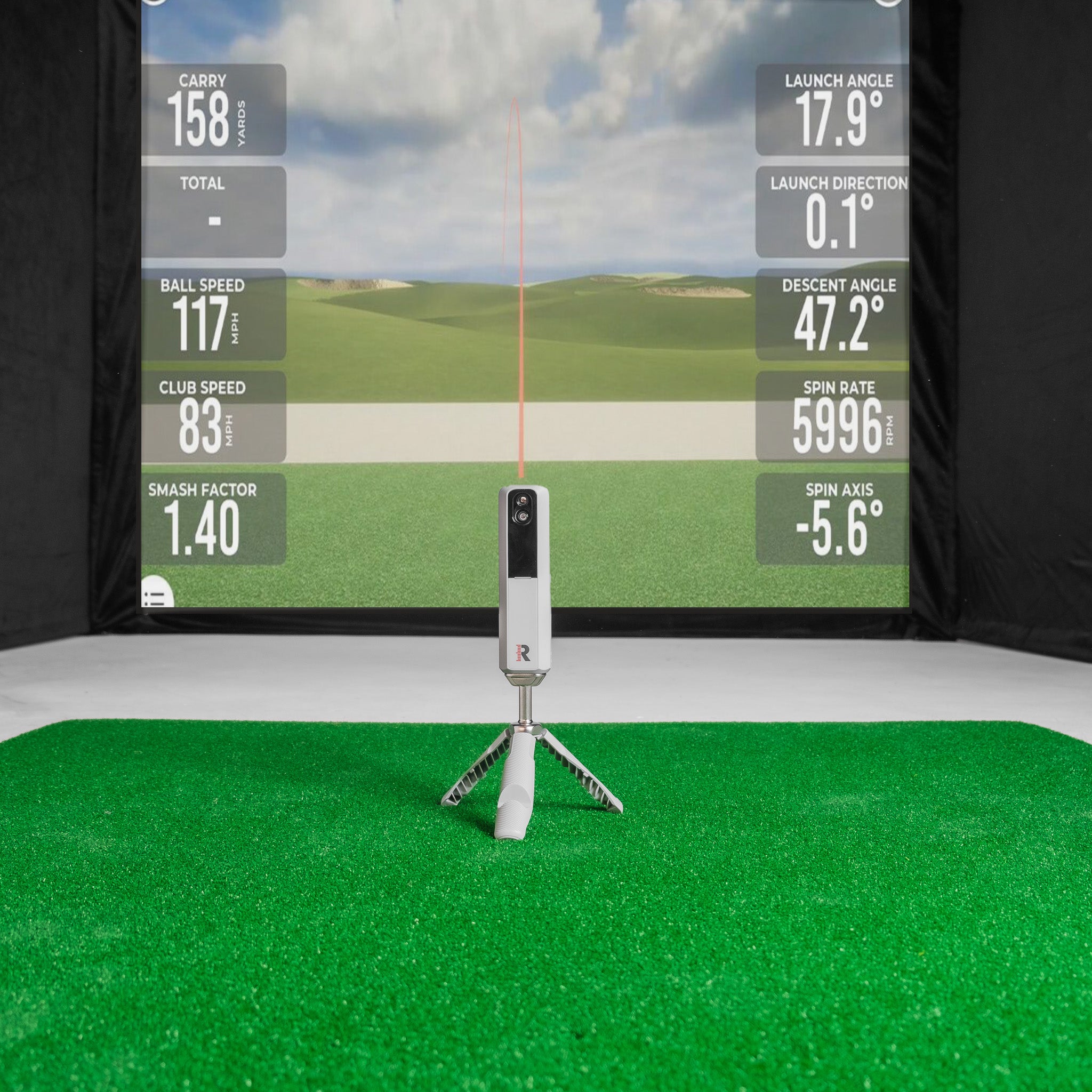 Rapsodo MLM2Pro Heim-Golfsimulator-Paket