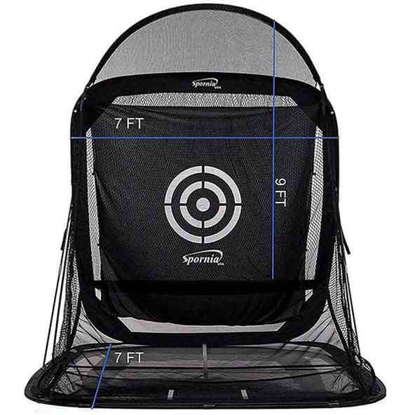 Spornia SPG-7 Golf Übungsnetz Rapsodo MLM Bundle