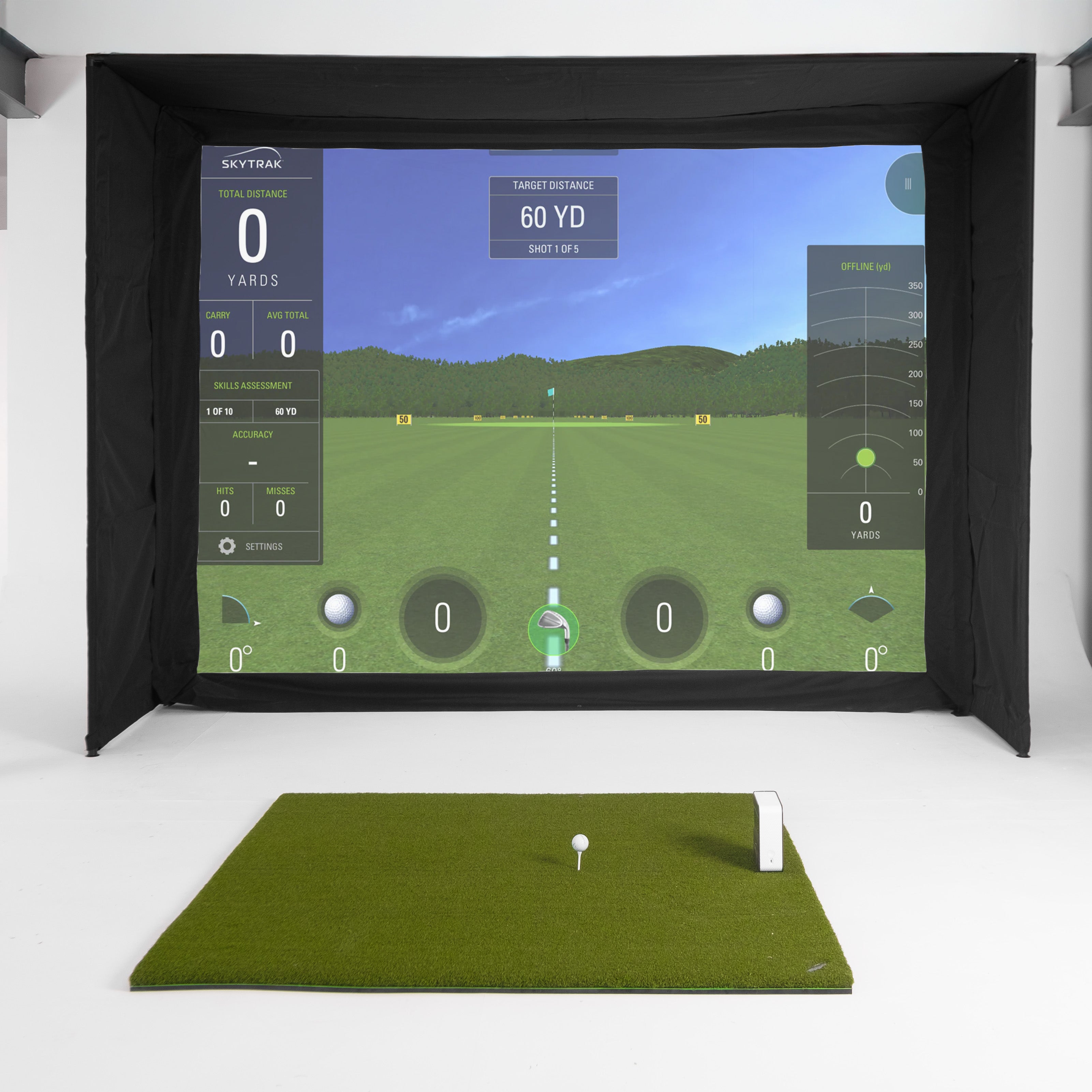 Skytrak EasySim Golf-Simulator-Paket