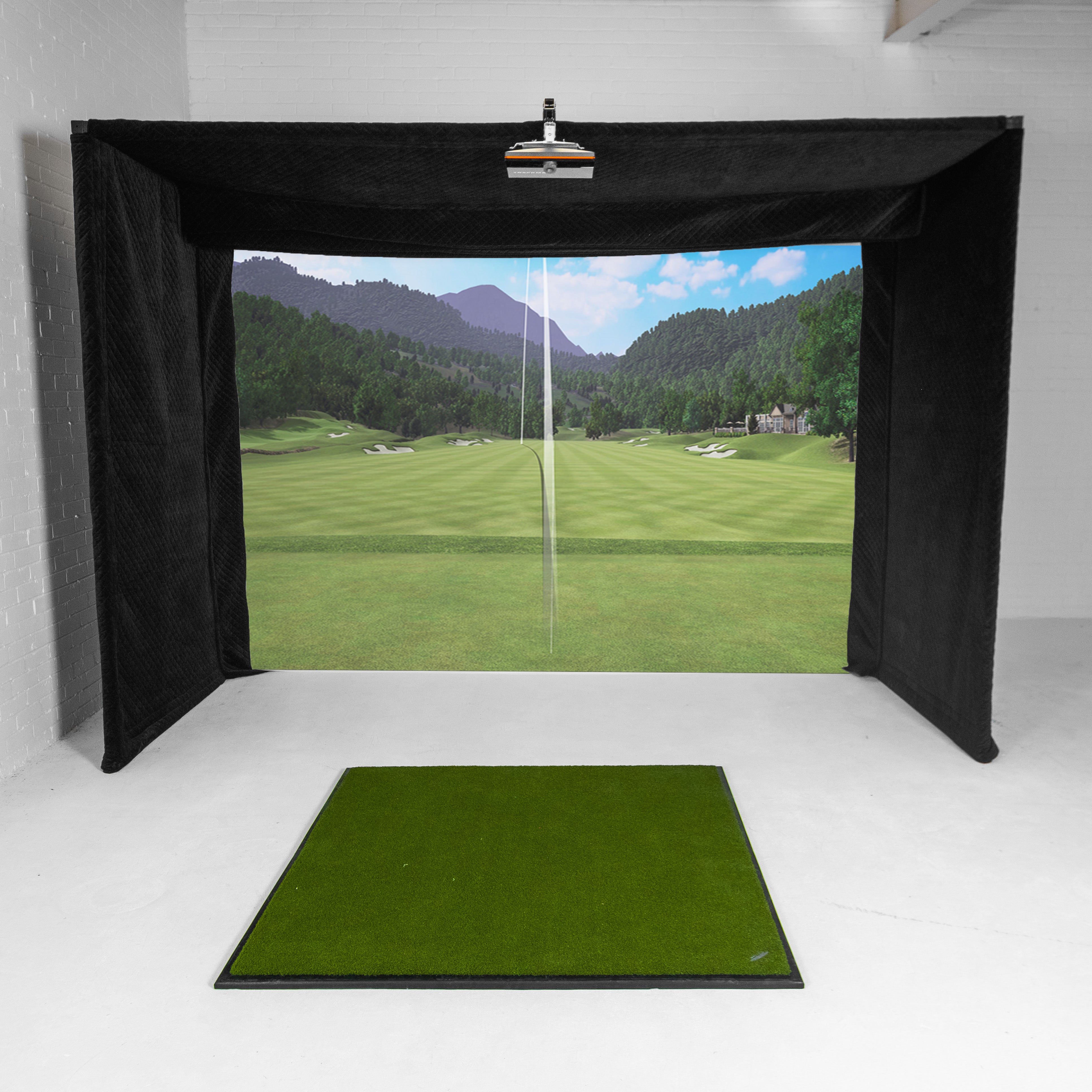 Trackman iO Commercial GolfBays Lux Golfsimulator-Gehäuse-Paket