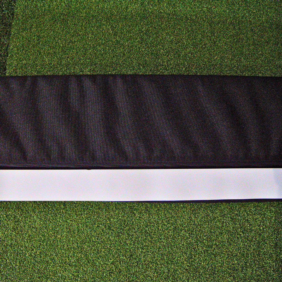 DIY-Golfsimulator-Prallschutzgitter-Set – schwarze Schaumstoffkante