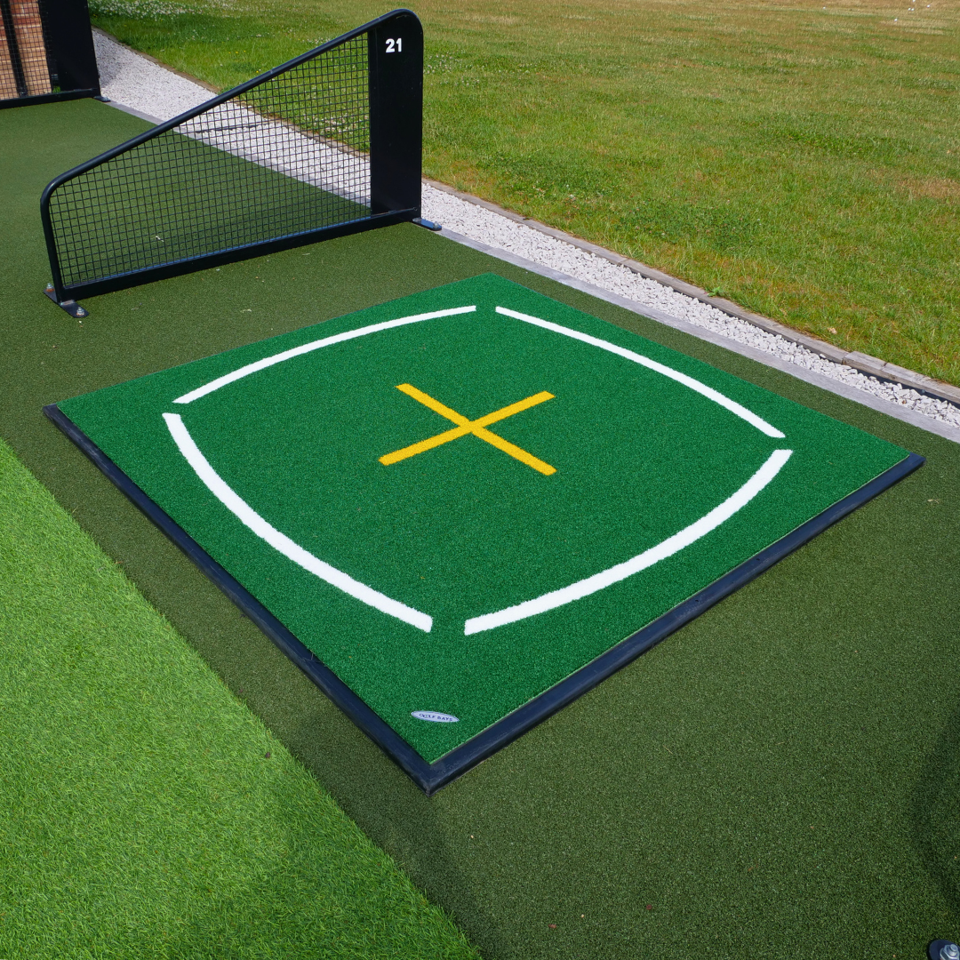 GolfBays Teaching Hitting Mat 1.5m x 1.5m (4