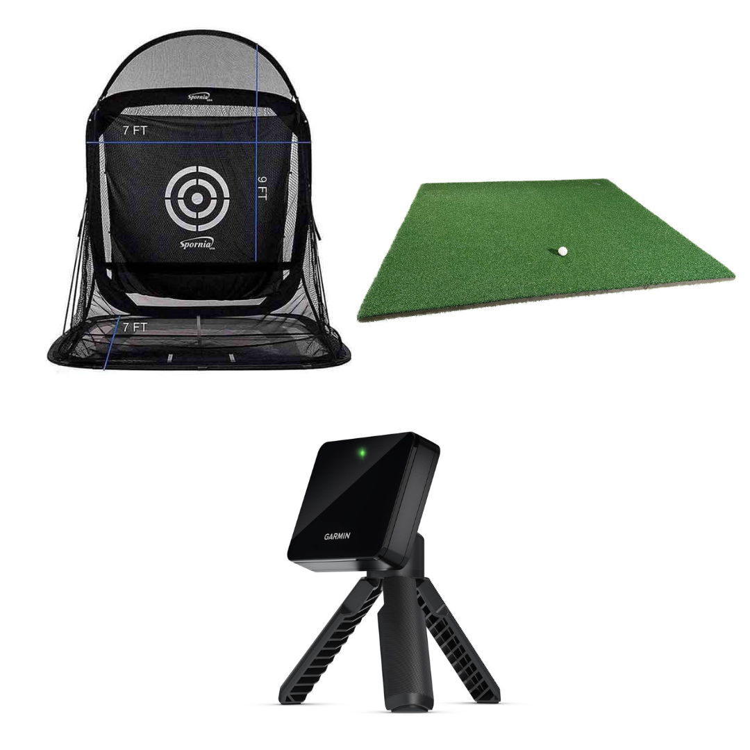 Spornia SPG-7 Golf-Übungsnetz Garmin R-10 Bundle